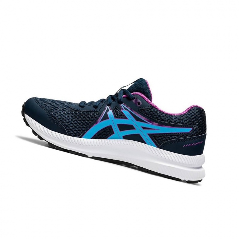 Chaussure Running Asics CONTEND 7 GS Enfant Bleu | ICVK53210