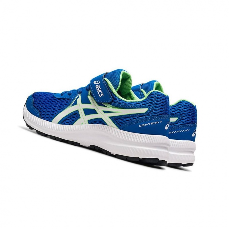 Chaussure Running Asics CONTEND 7 PS Enfant Bleu | VQEL75318