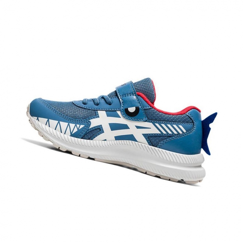 Chaussure Running Asics CONTEND 7 PS Enfant Bleu | QBCU01384