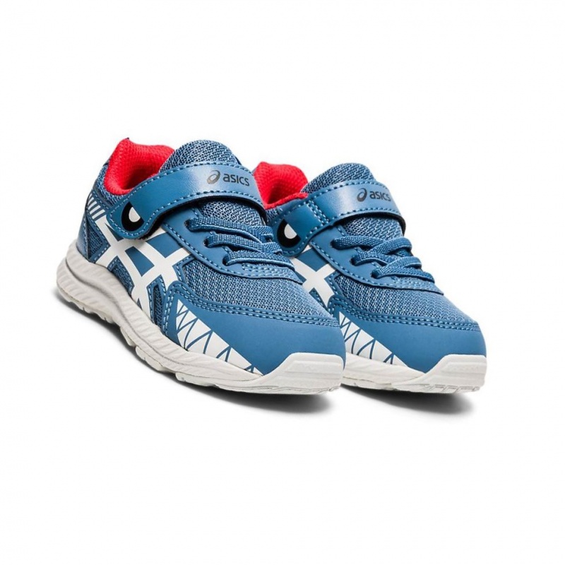 Chaussure Running Asics CONTEND 7 TS Enfant Bleu | UEBC57693