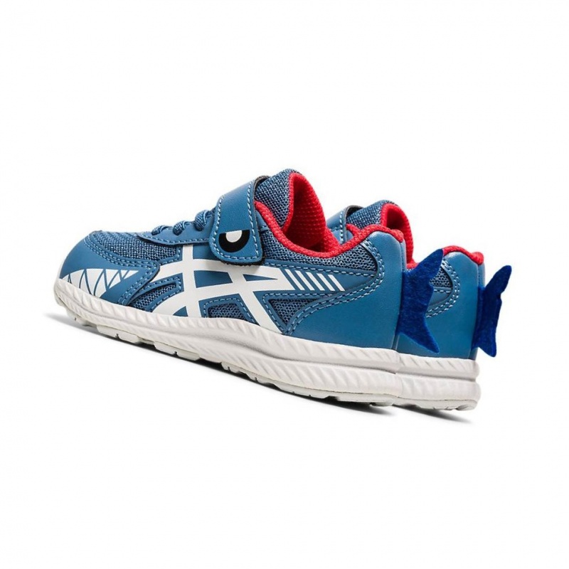 Chaussure Running Asics CONTEND 7 TS Enfant Bleu | UEBC57693