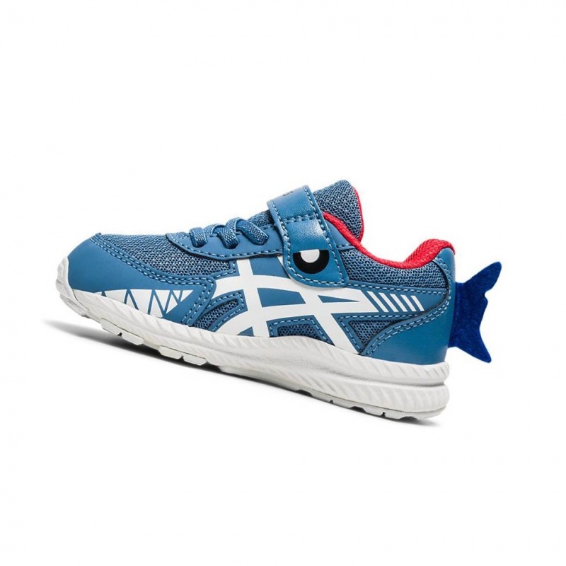 Chaussure Running Asics CONTEND 7 TS Enfant Bleu | UEBC57693