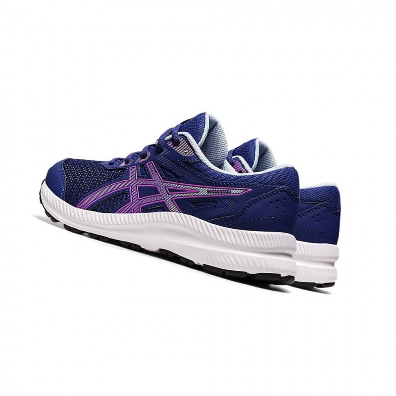 Chaussure Running Asics CONTEND 8 GS Enfant Bleu | JNIM84210