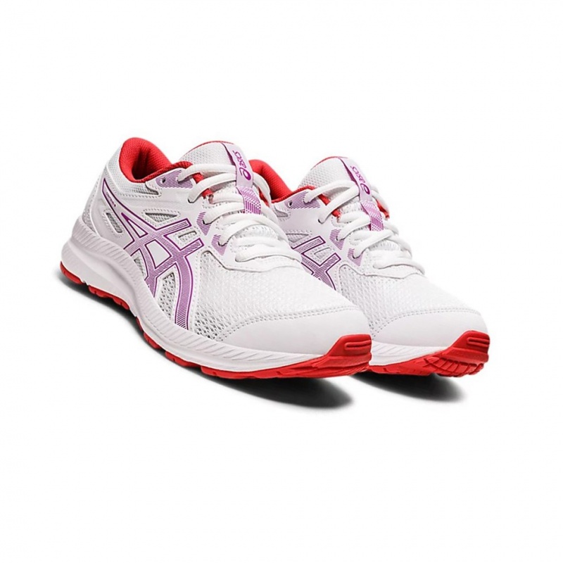 Chaussure Running Asics CONTEND 8 GS Enfant Blanche | IOST29048