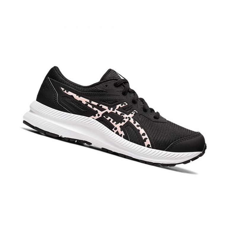 Chaussure Running Asics CONTEND 8 GS Enfant Noir Rose | DVCN02361