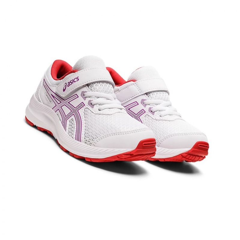 Chaussure Running Asics CONTEND 8 PS Enfant Blanche | EWTD10846