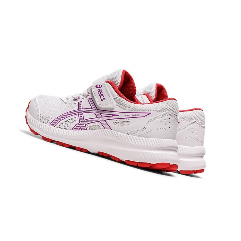 Chaussure Running Asics CONTEND 8 PS Enfant Blanche | EWTD10846