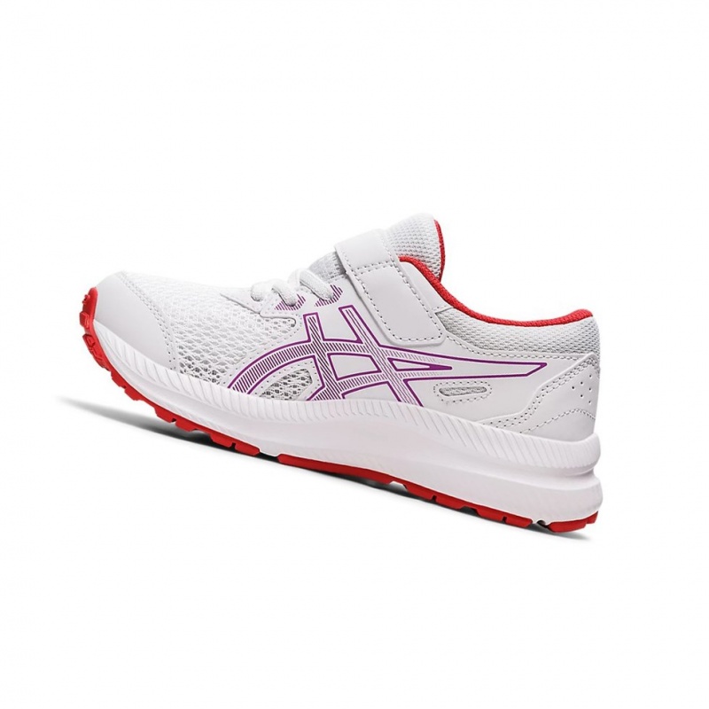 Chaussure Running Asics CONTEND 8 PS Enfant Blanche | EWTD10846