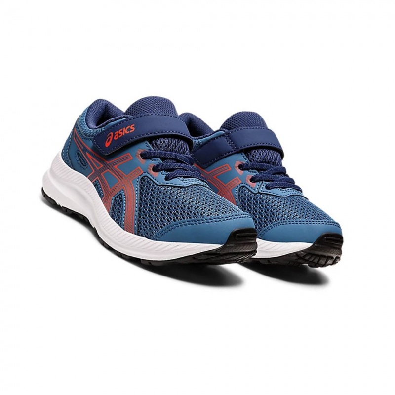 Chaussure Running Asics CONTEND 8 PS Enfant Azur | RVQI98602