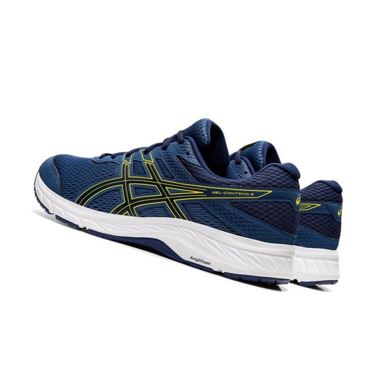 Chaussure Running Asics GEL-CONTEND 6 Homme Bleu Foncé | CUIB13658