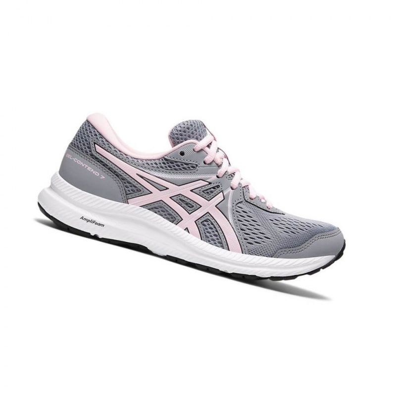 Chaussure Running Asics GEL-CONTEND 7 Femme Grise | OWXR25618