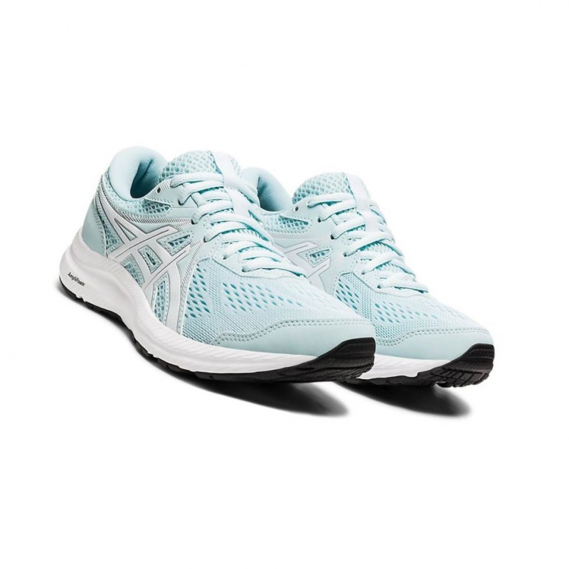 Chaussure Running Asics GEL-CONTEND 7 Femme Turquoise Clair | IDZJ20315