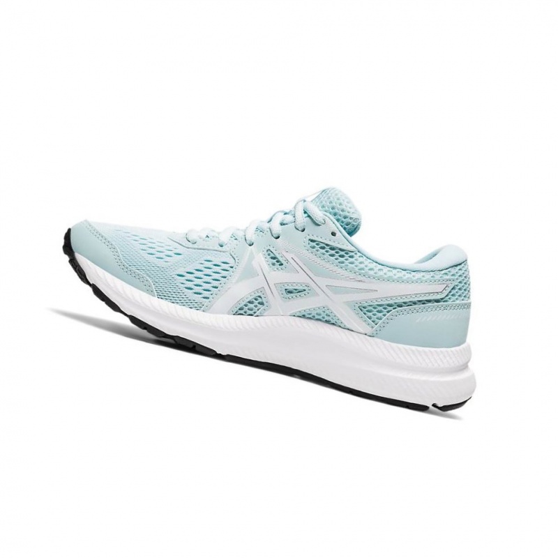 Chaussure Running Asics GEL-CONTEND 7 Femme Turquoise Clair | IDZJ20315