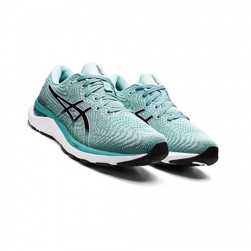 Chaussure Running Asics GEL-CUMULUS 24 Femme Vert Noir | XMUC17059