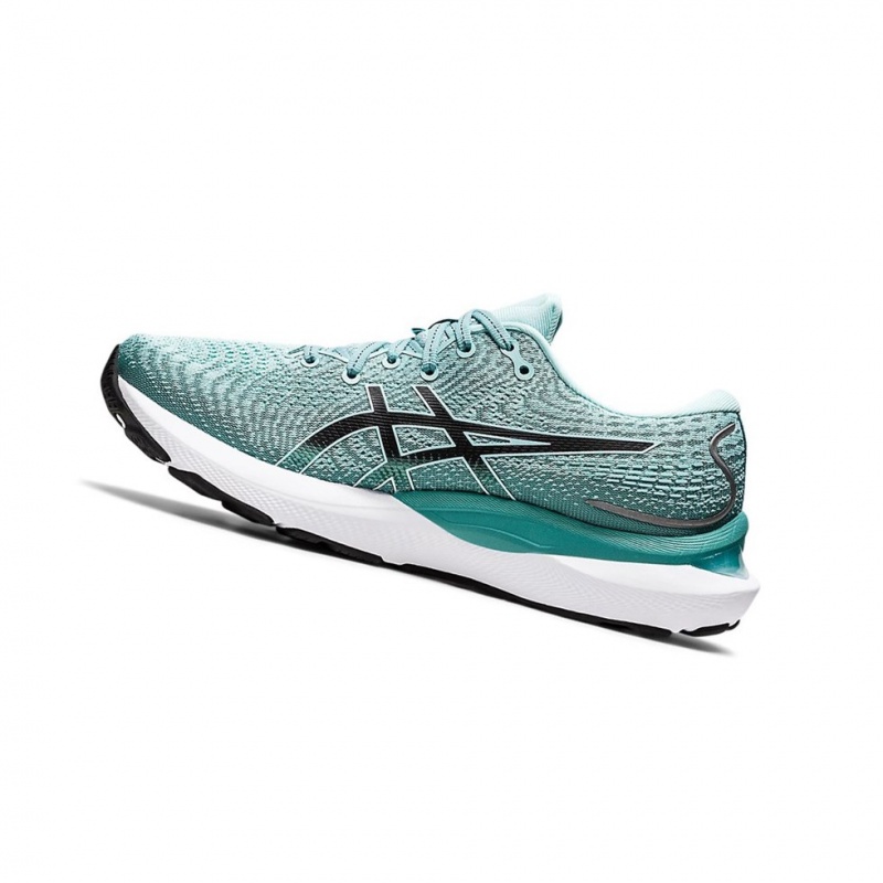 Chaussure Running Asics GEL-CUMULUS 24 Femme Vert Noir | XMUC17059