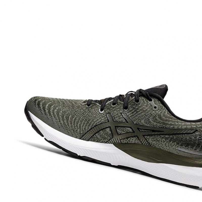 Chaussure Running Asics GEL-CUMULUS 24 Homme Vert Olive Noir | PWJK43659