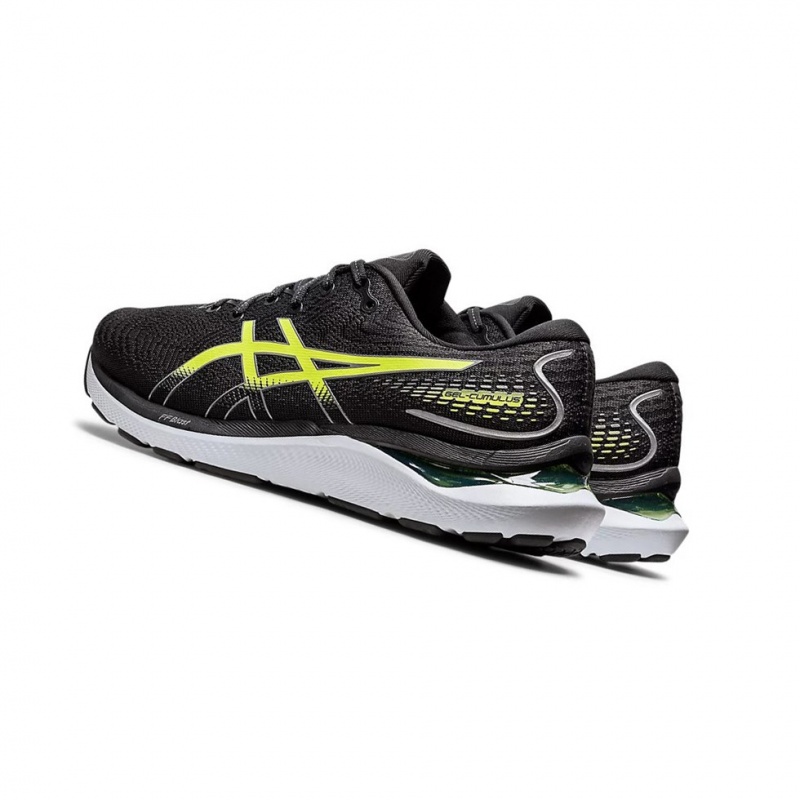 Chaussure Running Asics GEL-CUMULUS 24 Homme Noir Vert | ITZX94132