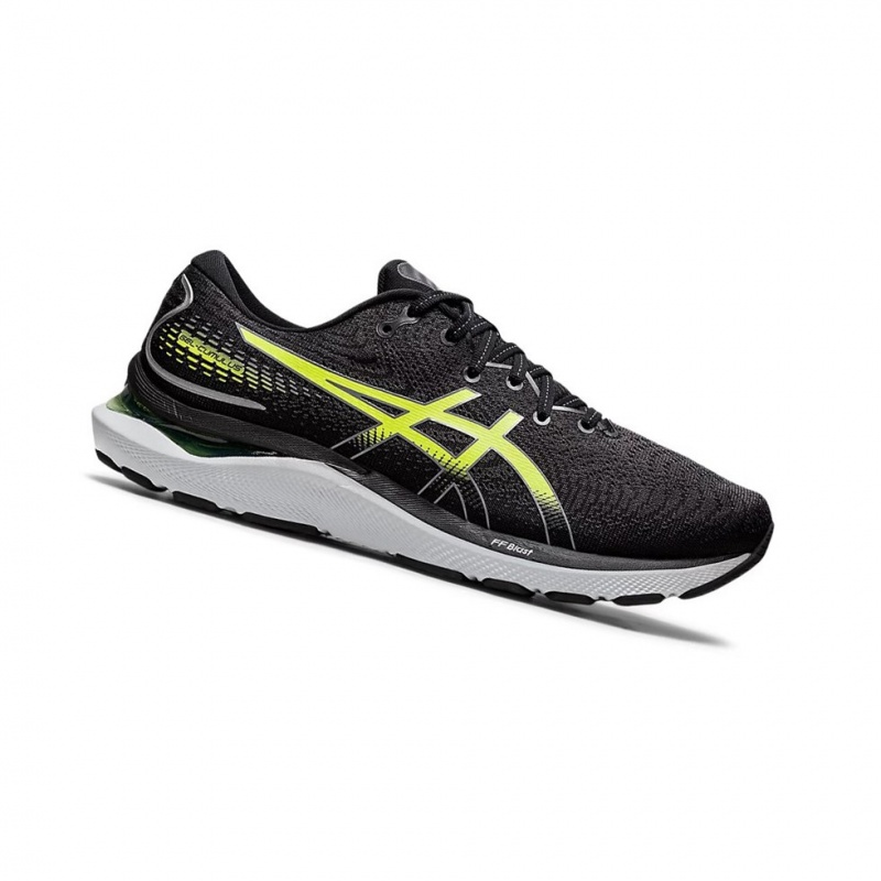 Chaussure Running Asics GEL-CUMULUS 24 Homme Noir Vert | ITZX94132