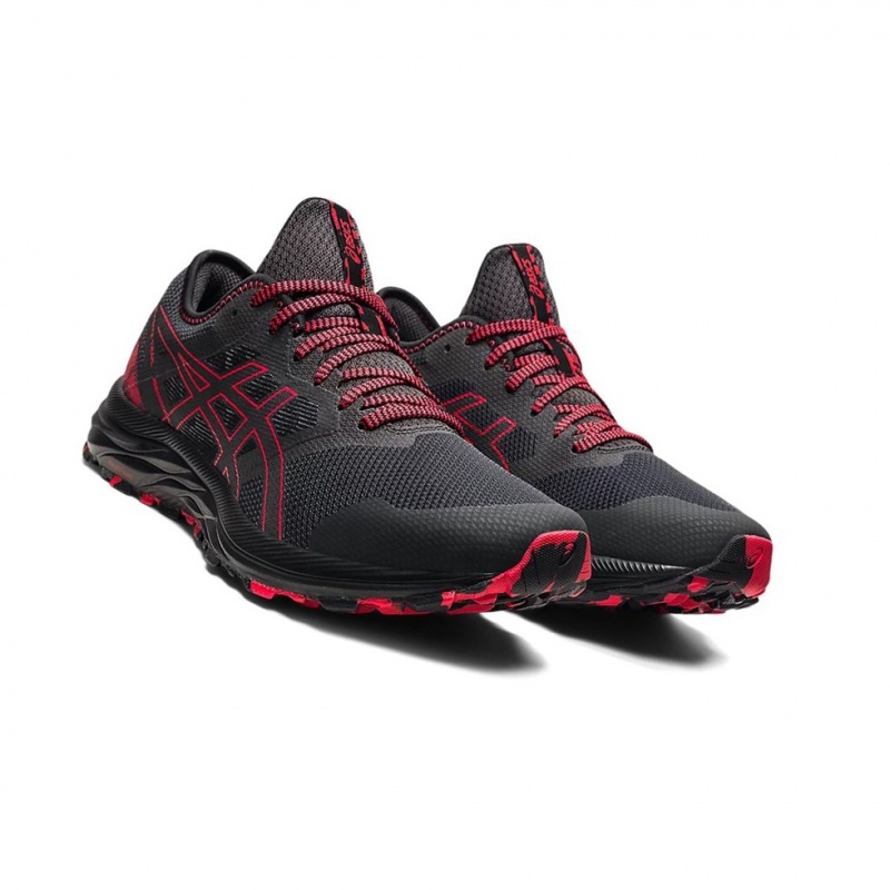 Chaussure Running Asics GEL-EXCITE TRAIL Homme Noir Rouge | KZRV60714