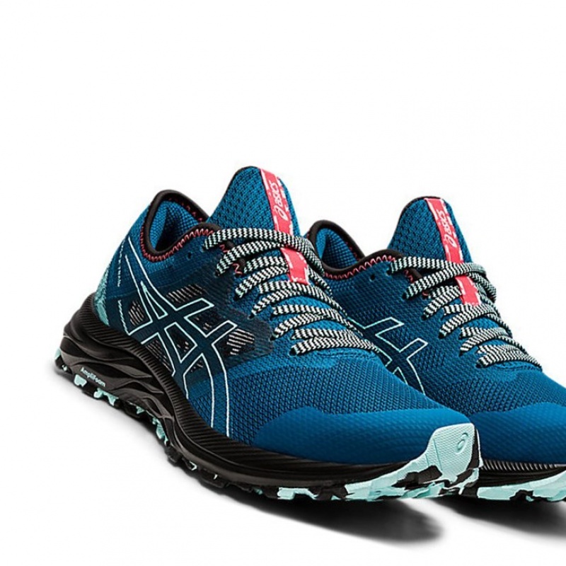 Chaussure Running Asics GEL-EXCITE TRAIL Femme Noir Bleu | RTNF17203