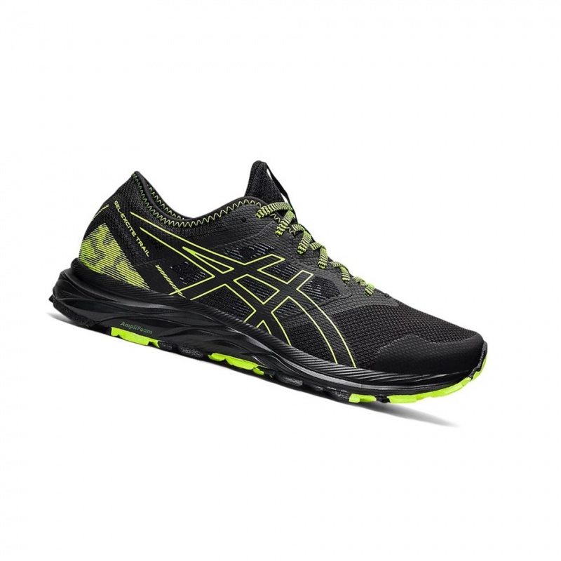 Chaussure Running Asics GEL-EXCITE TRAIL Homme Noir Vert | WXCM97380