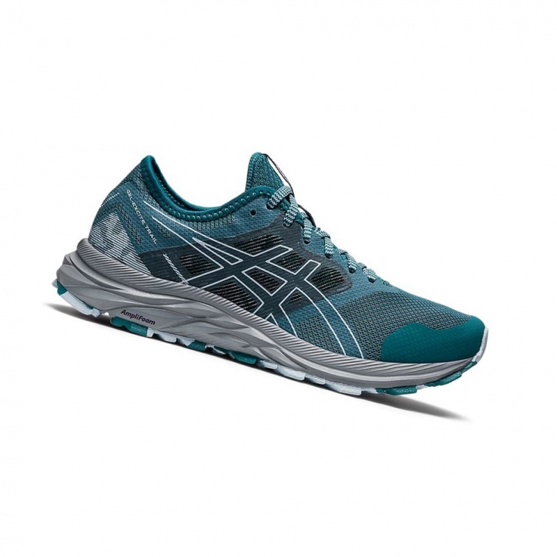 Chaussure Running Asics GEL-EXCITE TRAIL Femme Misty Pine / Soft Sky | OEFZ13640