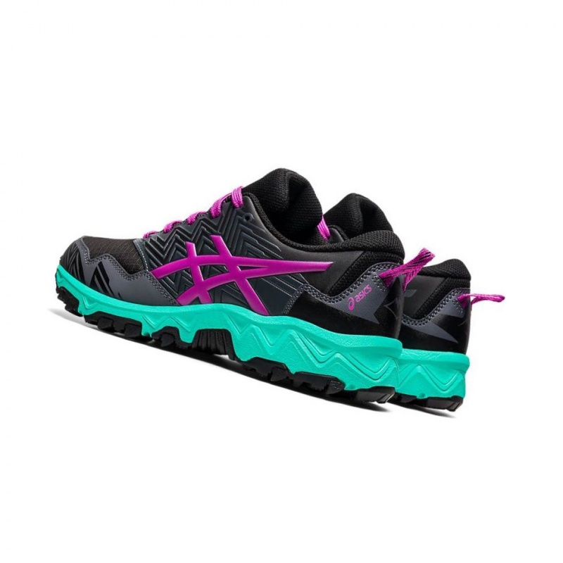 Chaussure Running Asics GEL-FUJITRABUCO 8 GS Enfant Noir | LMPS45319