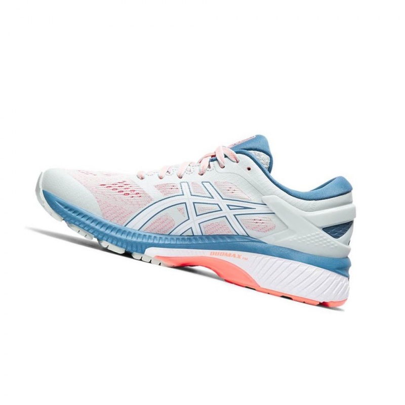 Chaussure Running Asics GEL-KAYANO 26 wide Femme Blanche | PUQT13580