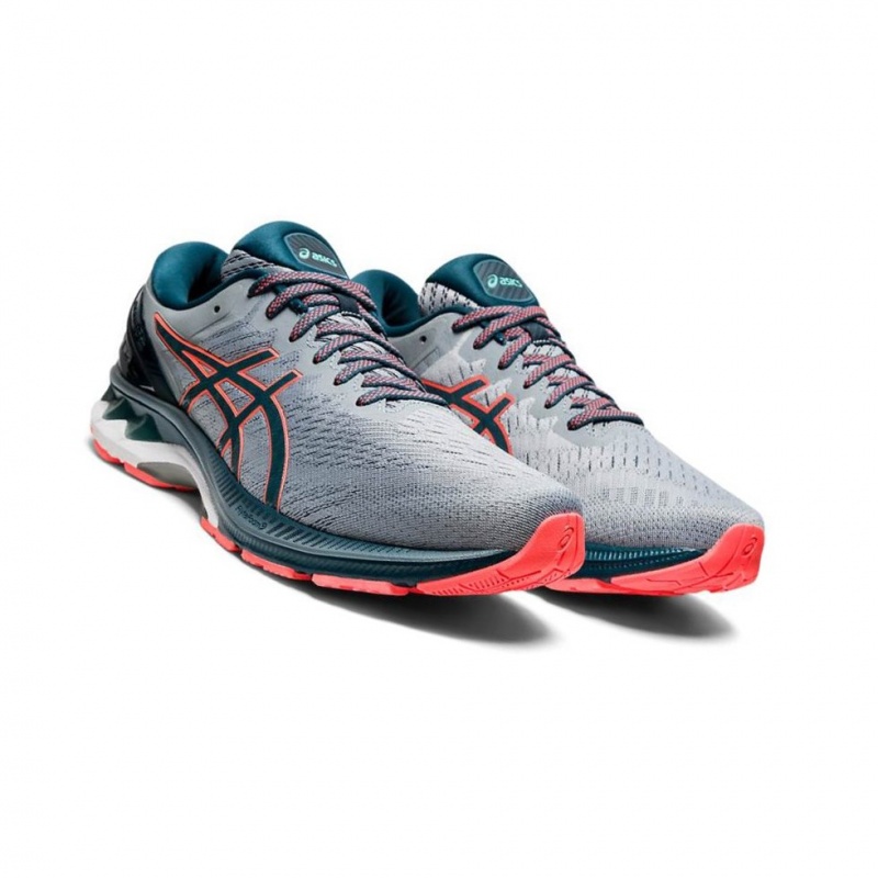 Chaussure Running Asics GEL-KAYANO 27 Extra Larges Homme Grise | FSWC59301