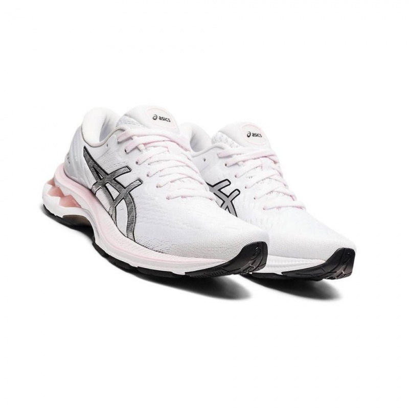 Chaussure Running Asics GEL-KAYANO 27 Femme Blanche | TGKV07832