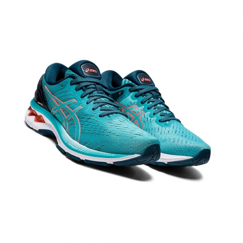 Chaussure Running Asics GEL-KAYANO 27 Femme Turquoise | GRCO51093