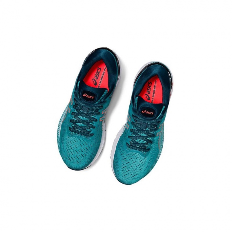 Chaussure Running Asics GEL-KAYANO 27 Femme Turquoise | GRCO51093