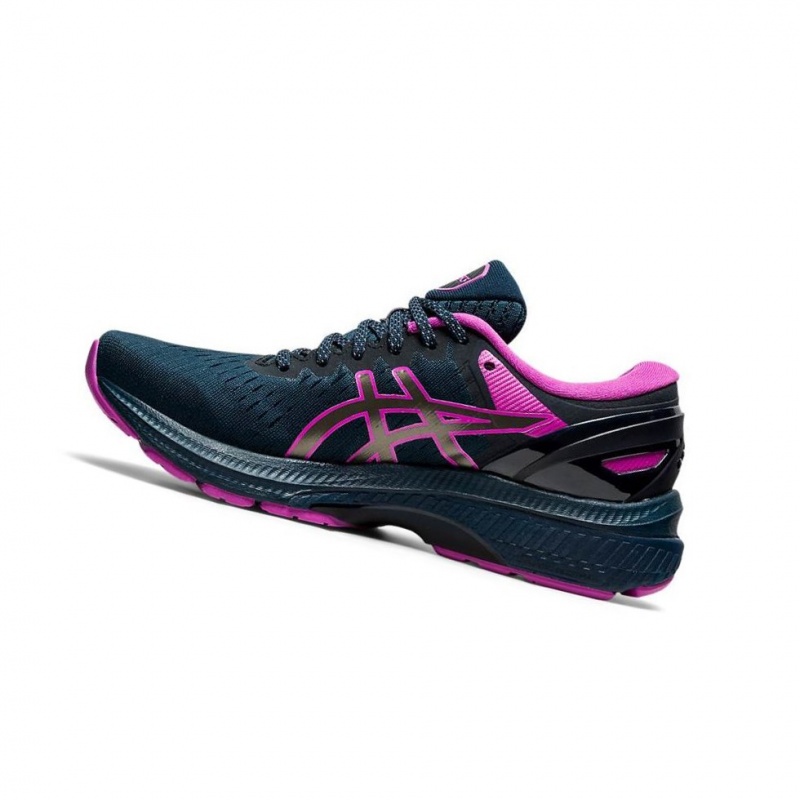 Chaussure Running Asics GEL-KAYANO 27 LITE-SHOW Femme Bleu Marine | ZKQS32185