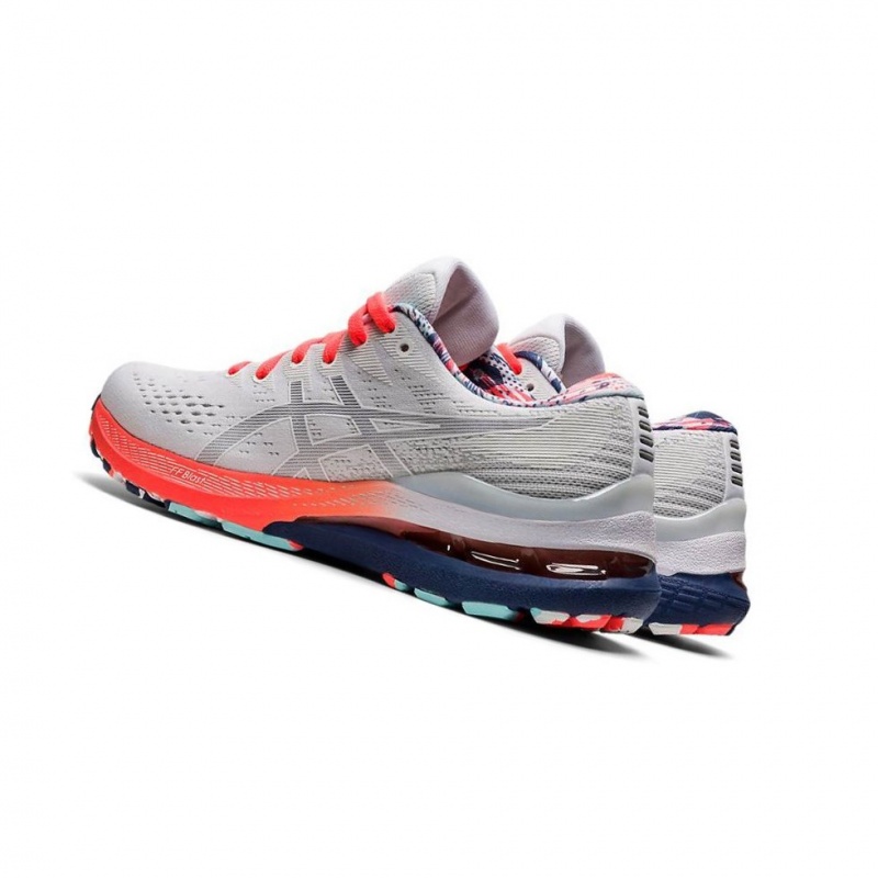 Chaussure Running Asics GEL-KAYANO 28 Femme Blanche | FKNJ31790