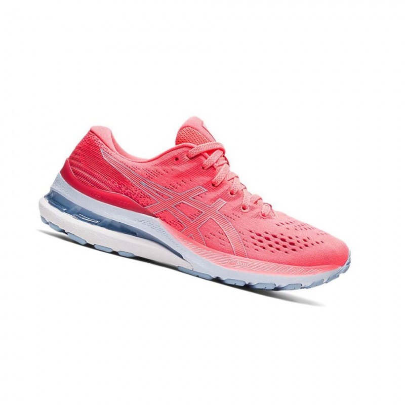 Chaussure Running Asics GEL-KAYANO 28 Femme Rouge | THOR04216