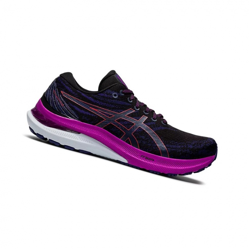 Chaussure Running Asics GEL-KAYANO 29 Femme Noir Rouge | PLTS01578