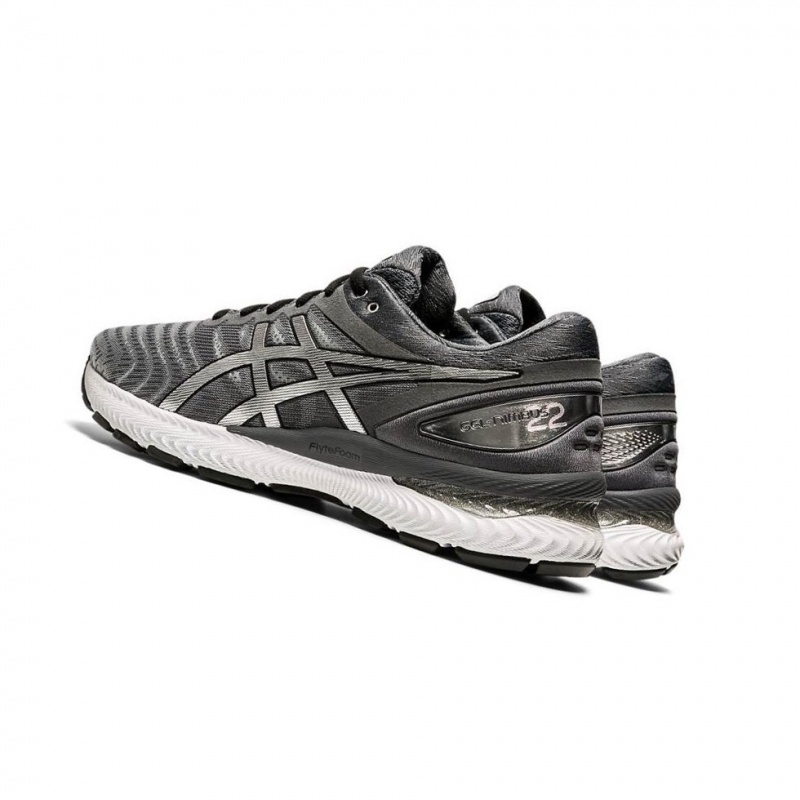 Chaussure Running Asics GEL-NIMBUS 22 Platinum Homme Grise | SLUV05461