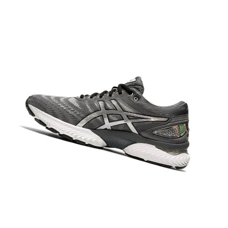 Chaussure Running Asics GEL-NIMBUS 22 Platinum Homme Grise | SLUV05461