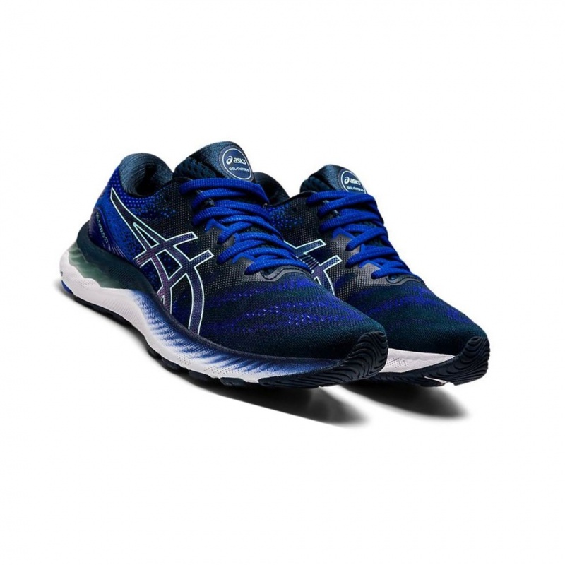 Chaussure Running Asics GEL-NIMBUS 23 Femme Bleu Marine | SDOP16739