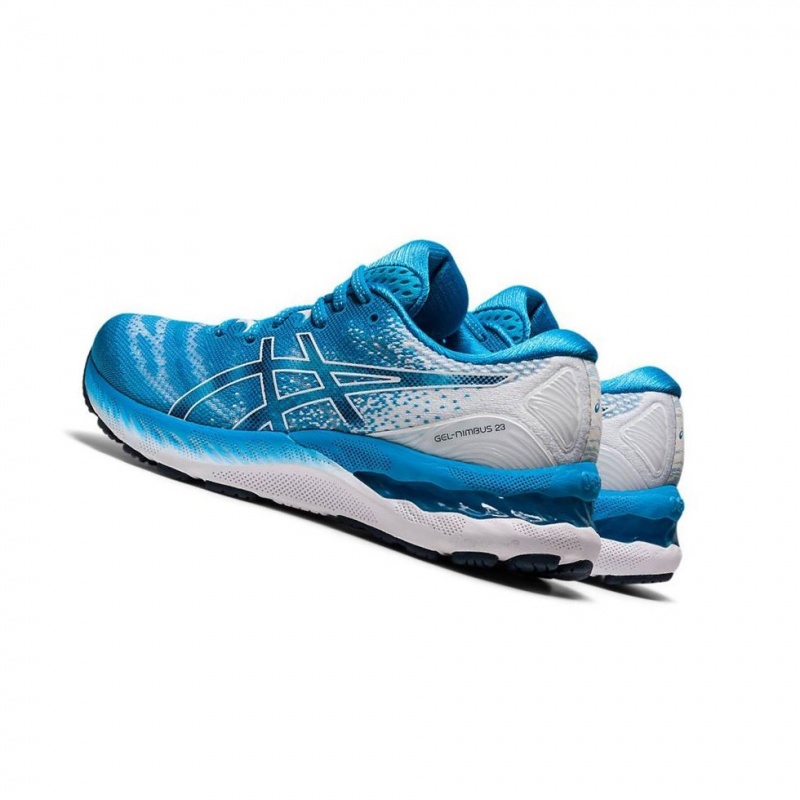 Chaussure Running Asics GEL-NIMBUS 23 Femme Bleu | GXQJ04789