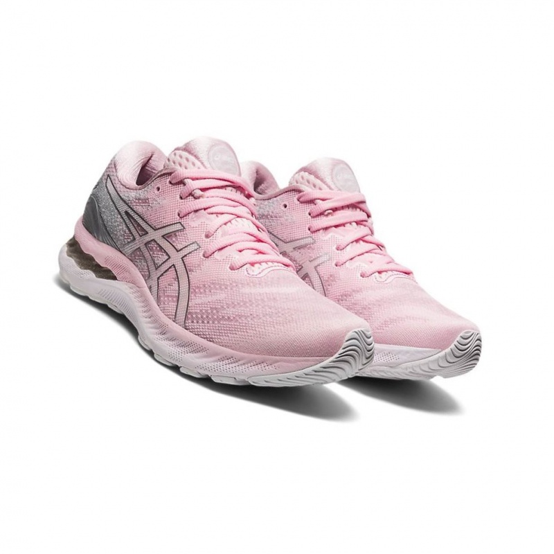 Chaussure Running Asics GEL-NIMBUS 23 Femme Rose | JIEK04856