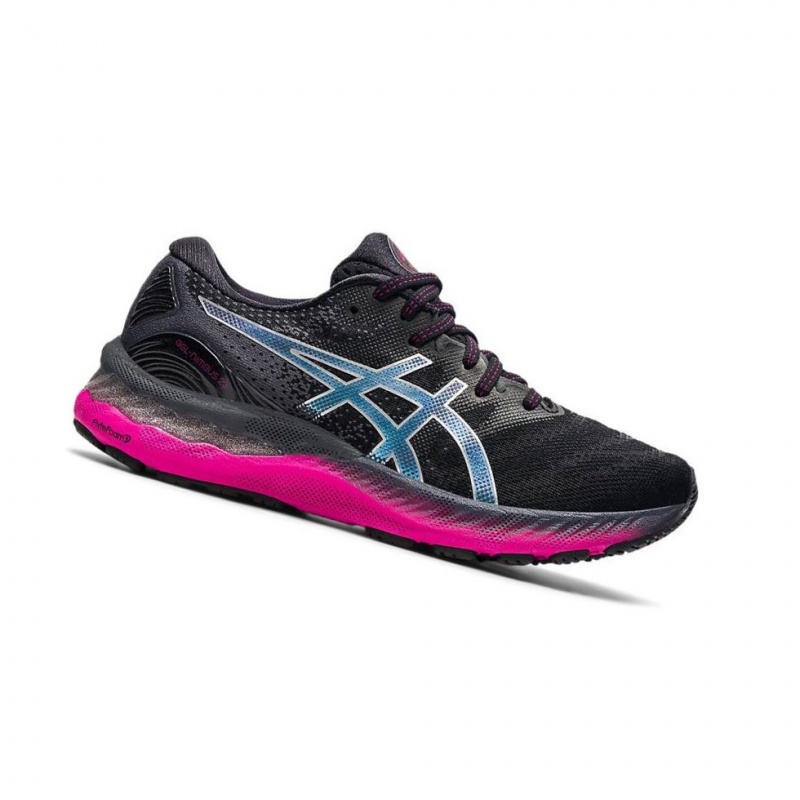 Chaussure Running Asics GEL-NIMBUS 23 Femme Noir | VKES07241