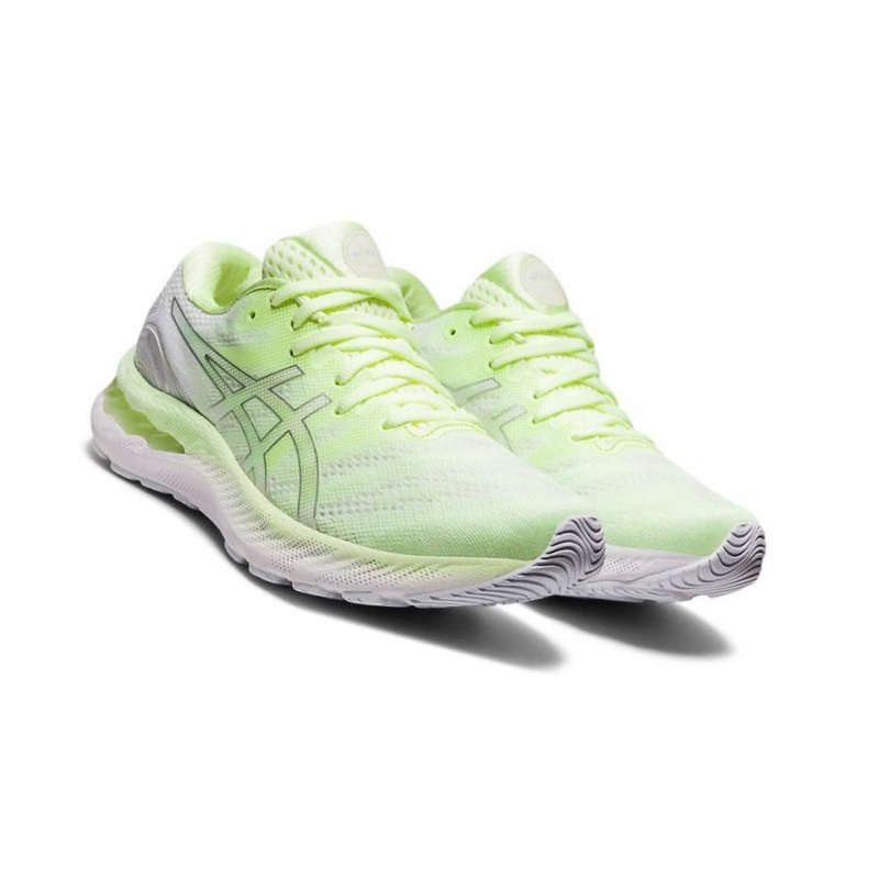 Chaussure Running Asics GEL-NIMBUS 23 Femme Vert Clair | VEHY59018