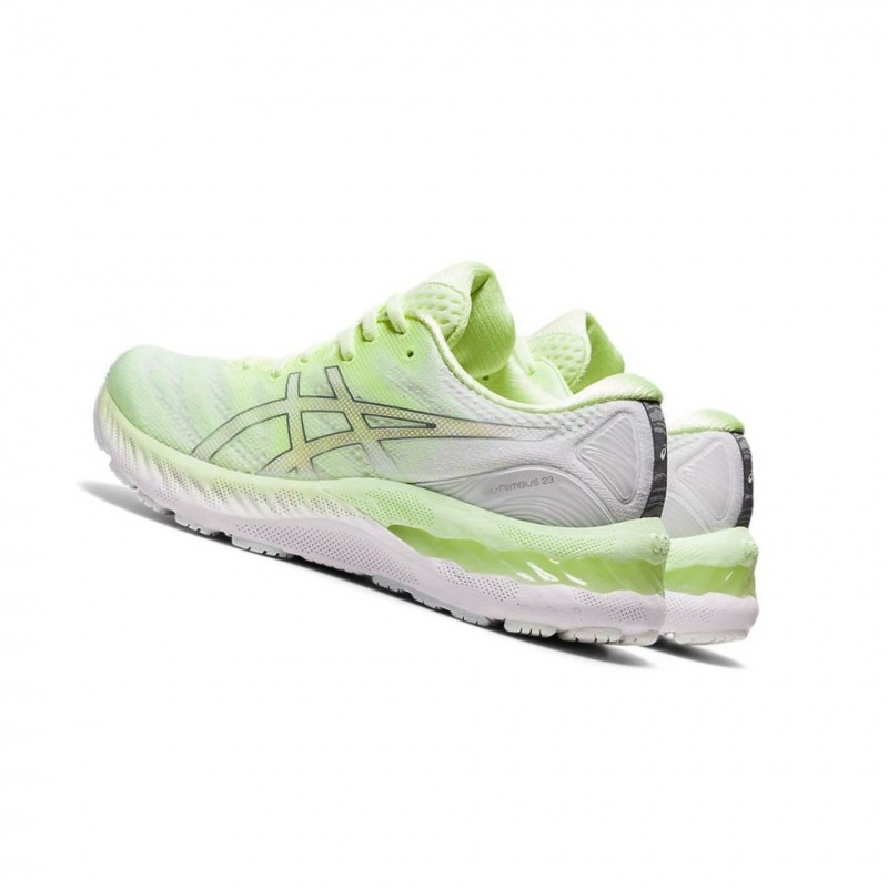 Chaussure Running Asics GEL-NIMBUS 23 Femme Vert Clair | VEHY59018