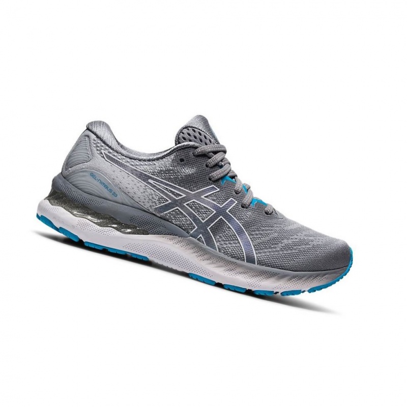 Chaussure Running Asics GEL-NIMBUS 23 Femme Grise | FQGI39264