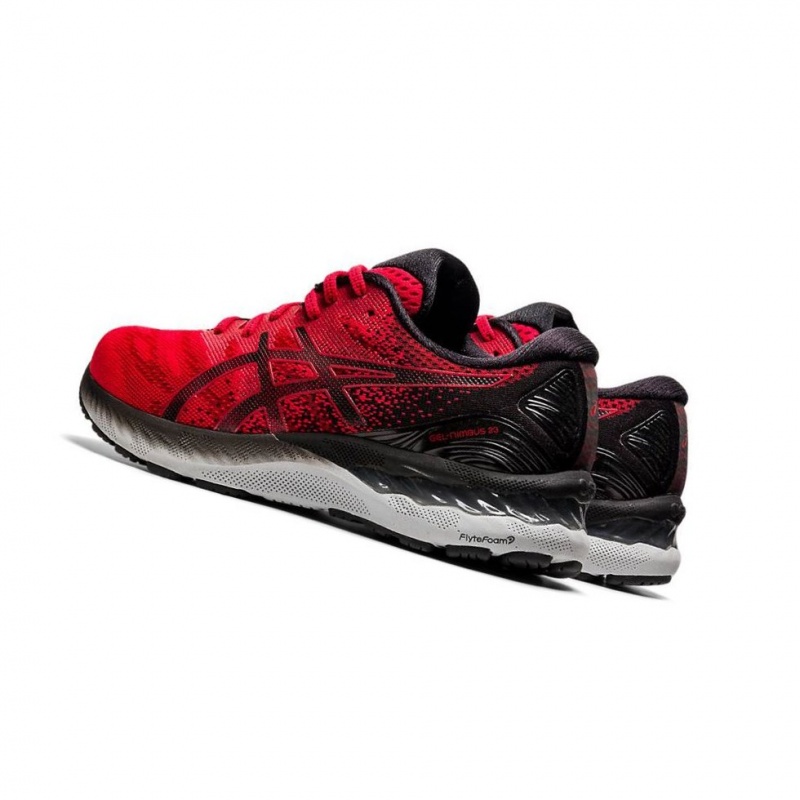 Chaussure Running Asics GEL-NIMBUS 23 Homme Rouge | FHIT76105