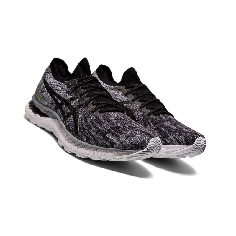 Chaussure Running Asics GEL-NIMBUS 23 Knit Homme Noir | BRDP34896