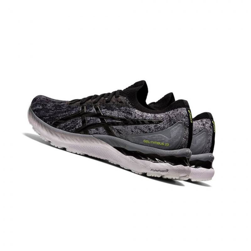 Chaussure Running Asics GEL-NIMBUS 23 Knit Homme Noir | BRDP34896