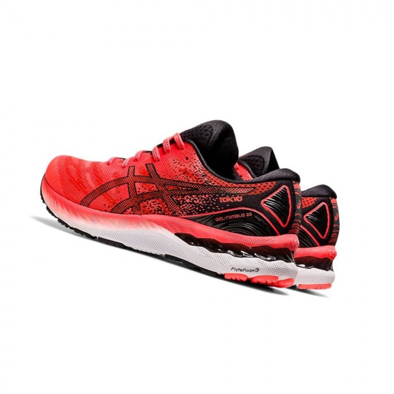 Chaussure Running Asics GEL-NIMBUS 23 TOKYO Homme Rouge | FWBT59834