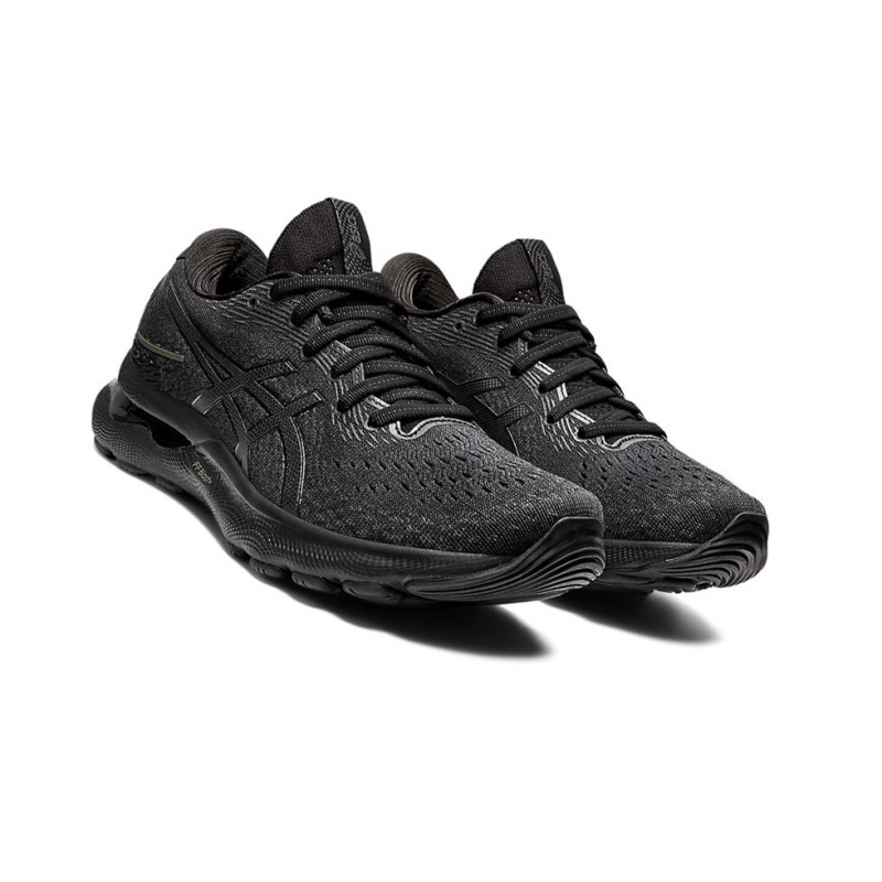 Chaussure Running Asics GEL-NIMBUS 24 Femme Noir Noir | MEUS20653